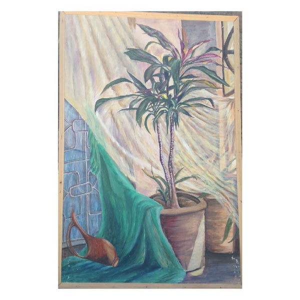 Still Life Painting, Handmade painting, Flowerpot